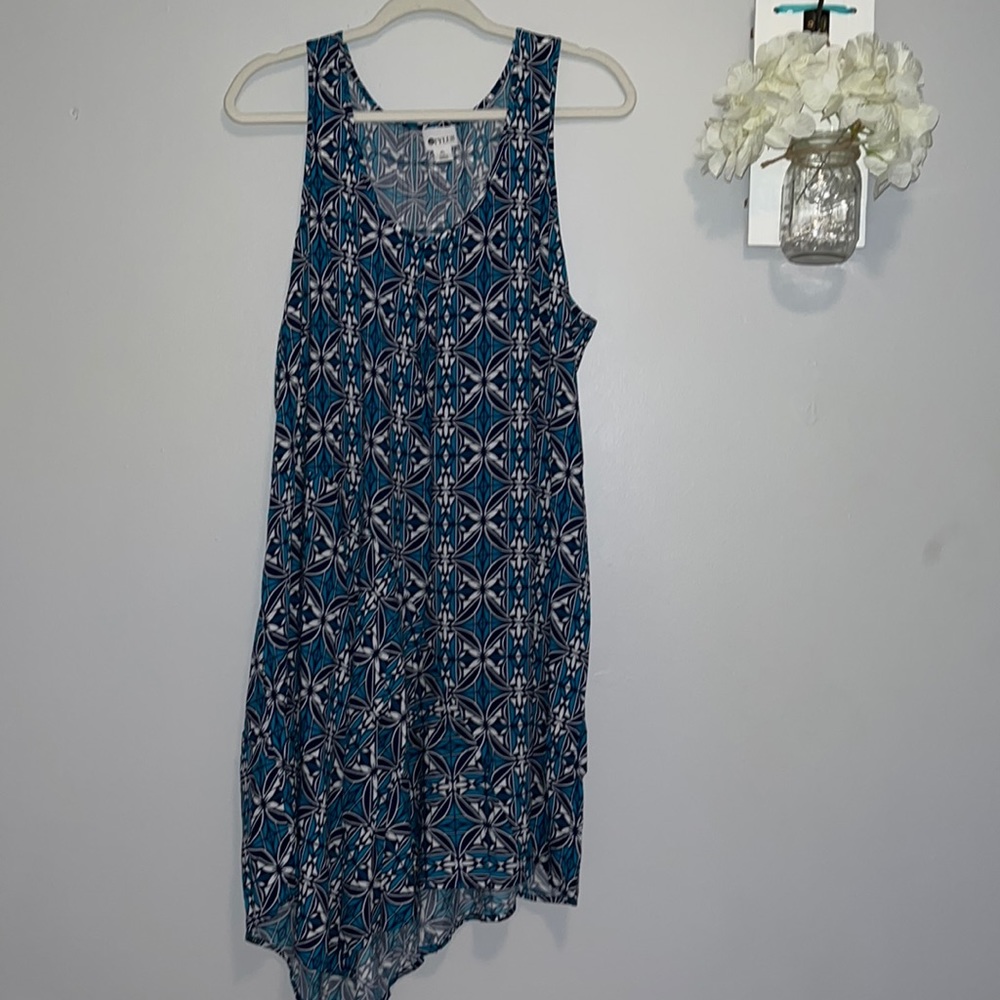 Stylus Draped Tank Dress
